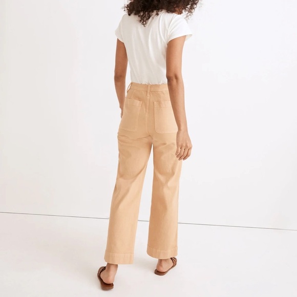 NWT Madewell The Perfect Vintage Wide-Leg Pant in Desert Dune 25 - Picture 9 of 10